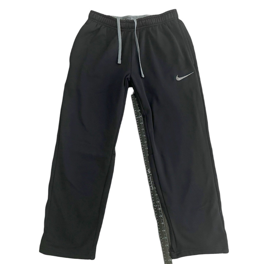 Nike Therma-FIT Fleece Sweatpants Mens Medium Black Training Comfort Pants - Picture 4 of 16